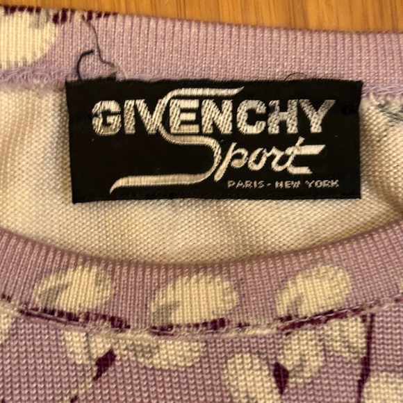 Givenchy Sport P Willow Plant Shirt Long Sleeve Lavender Vintage Size
M Rare! - Picture 4 of 6